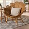Bali & Pari Blossom Bohemian Honey Rattan Accent Flower Chair 245-13636-ZORO - alternate 5